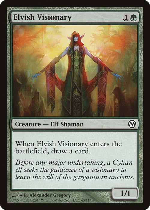 Elvish Visionary (DPA-063) - Duels of the Planeswalkers