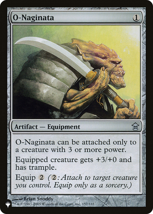O-Naginata (LIST-SOK-157) - The List