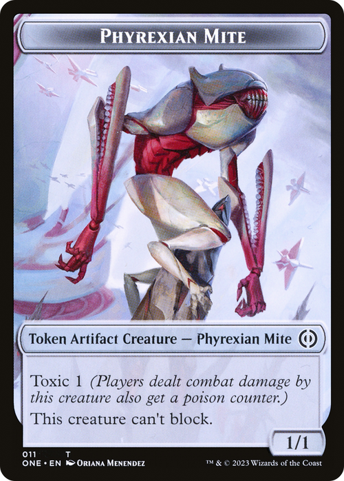 Phyrexian Mite (TONE-011) - Phyrexia: All Will Be One Tokens Foil