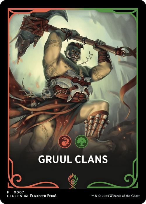 Gruul Clans (FCLU-007) - Ravnica: Clue Edition Front Cards