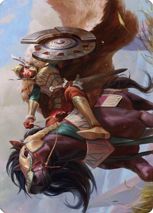 Knight of Dawn's Light // Knight of Dawn's Light (ADMU-010) - Dominaria United Art Series (Borderless)