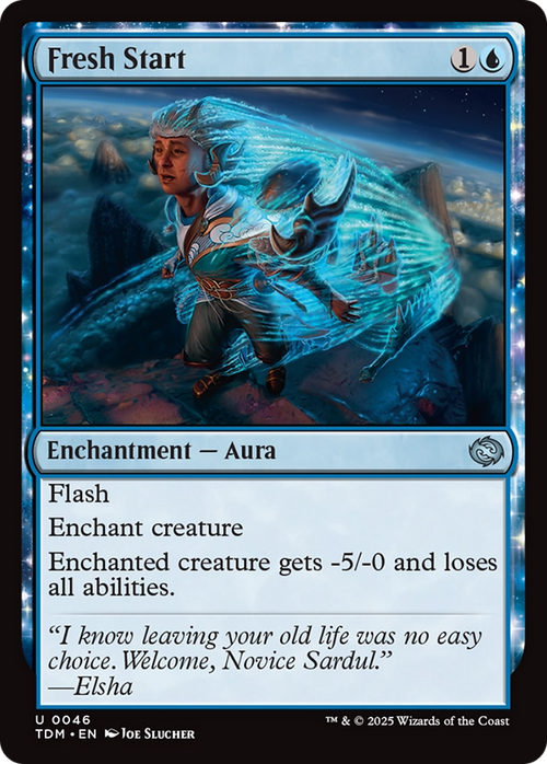 Fresh Start (TDM-046) - Tarkir: Dragonstorm: (enchantment) Foil