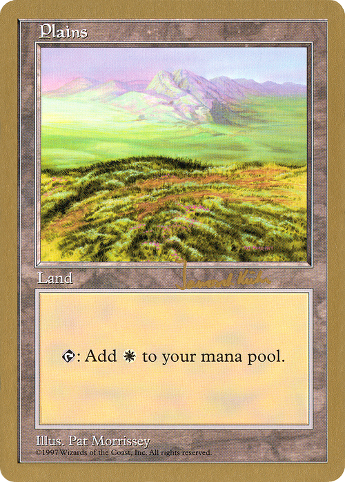 Plains (437) - 1997 Janosch Kuhn (5ED) (WCD-) - World Championship Decks 1997