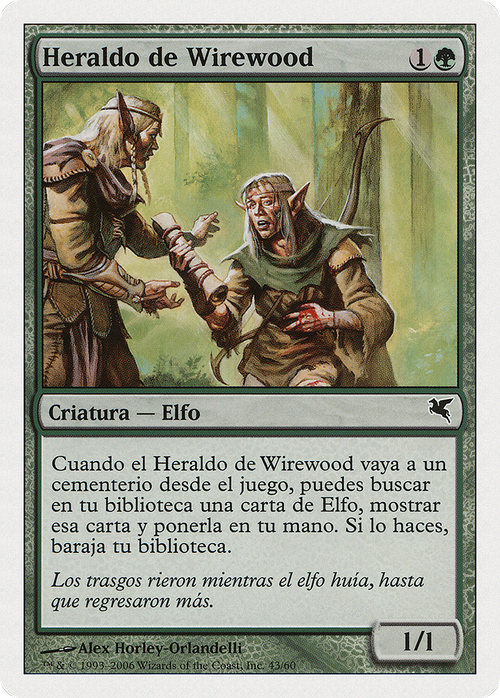 Wirewood Herald (Italian) - "Araldo di Boscocavo" (PSAL-B43) - Salvat 2005