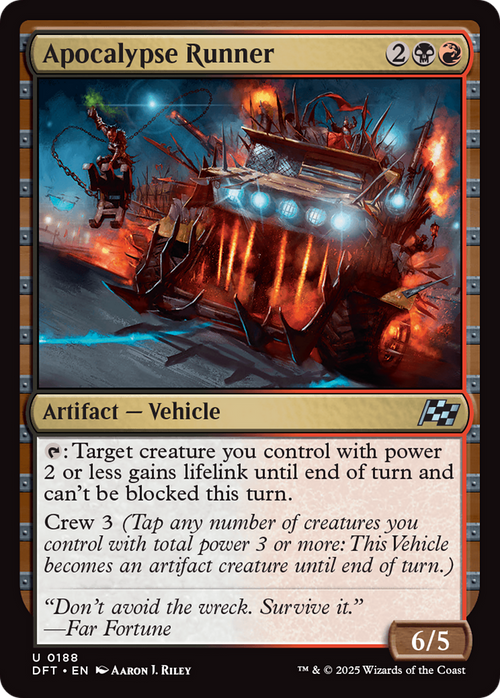 Apocalypse Runner (DFT-188) - Aetherdrift Foil