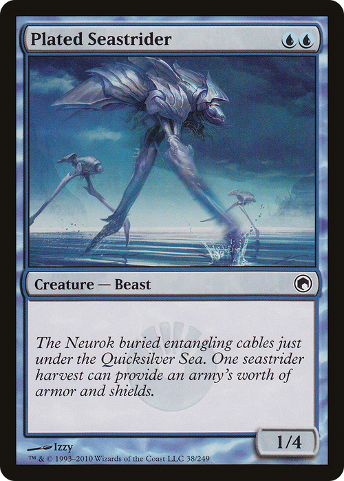 Plated Seastrider (SOM-038) - Scars of Mirrodin Foil