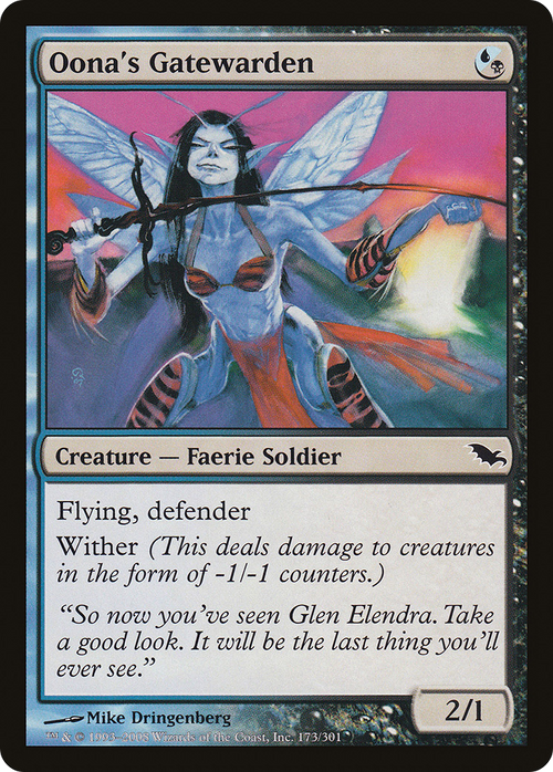 Oona's Gatewarden (SHM-173) - Shadowmoor Foil