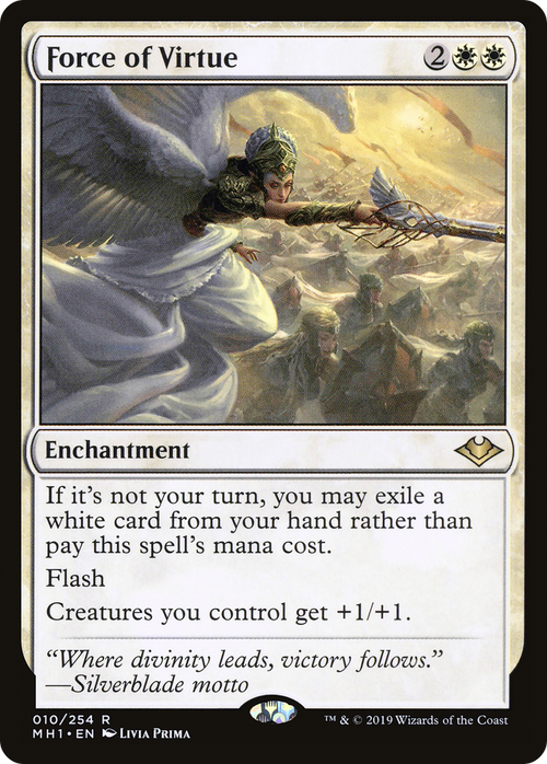 Force of Virtue (MH1-010) - Modern Horizons Foil