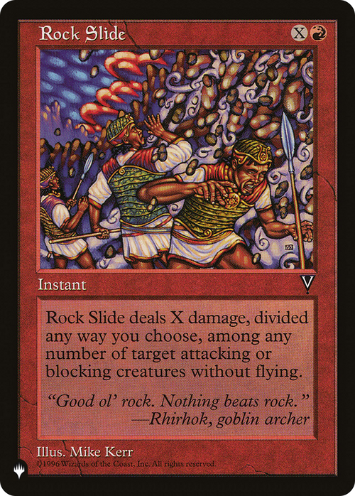 Rock Slide (LIST-VIS-92) - The List