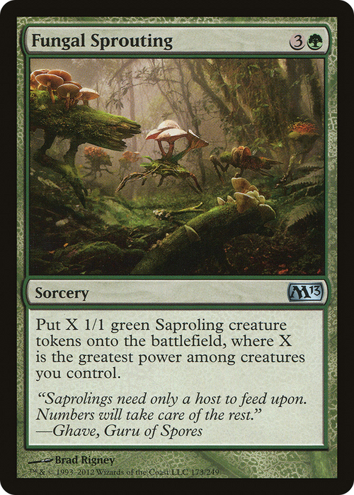 Fungal Sprouting (M13-173) - Magic 2013 Foil