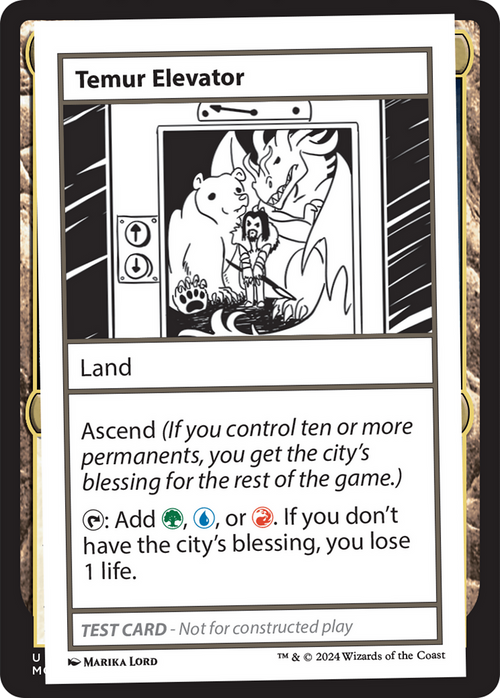 Temur Elevator (MB2PC-) - Mystery Booster 2