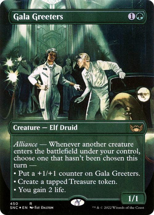 Gala Greeters (English) (UMP-450) - Streets of New Capenna (Borderless) Foil