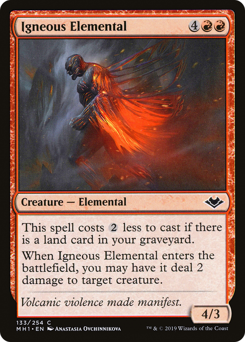 Igneous Elemental (MH1-133) - Modern Horizons Foil