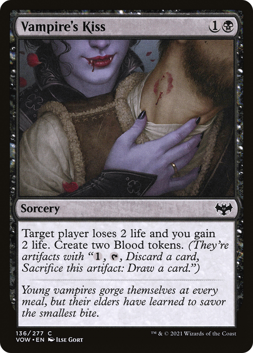 Vampire's Kiss (VOW-136) - Innistrad: Crimson Vow Foil