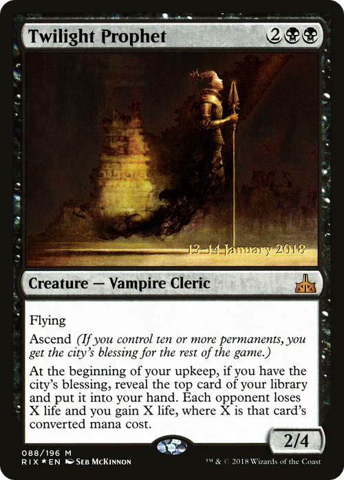Twilight Prophet (PRE-88S) - Rivals of Ixalan Promos Foil