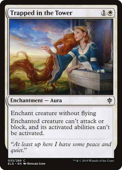 Trapped in the Tower (ELD-033) - Throne of Eldraine Foil