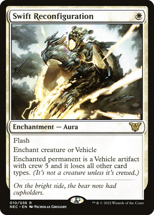 Swift Reconfiguration (NEC-010) - Neon Dynasty Commander