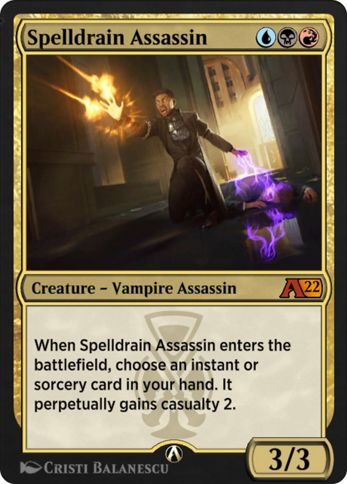 Spelldrain Assassin (YSNC-029) - Alchemy: New Capenna