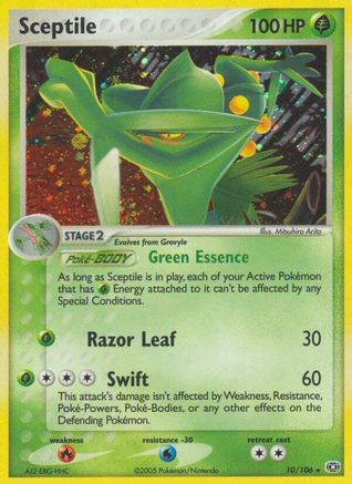 Sceptile  - Holofoil Emerald - Holo Rare