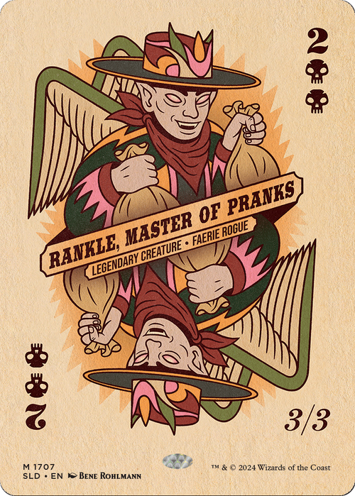 Rankle, Master of Pranks (SLD-1707) - Secret Lair Drop (Borderless) Foil