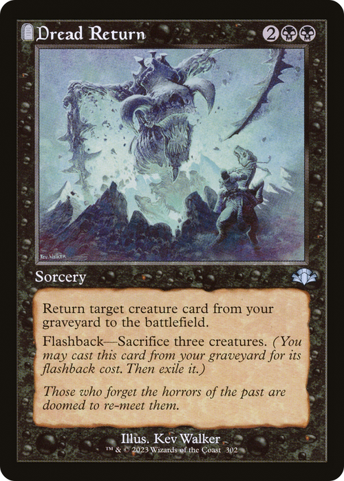 Dread Return (Retro Frame) (DMR-302) - Dominaria Remastered: (tombstone)