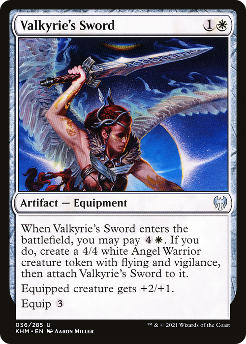 Valkyrie's Sword (KHM-036) - Kaldheim Foil