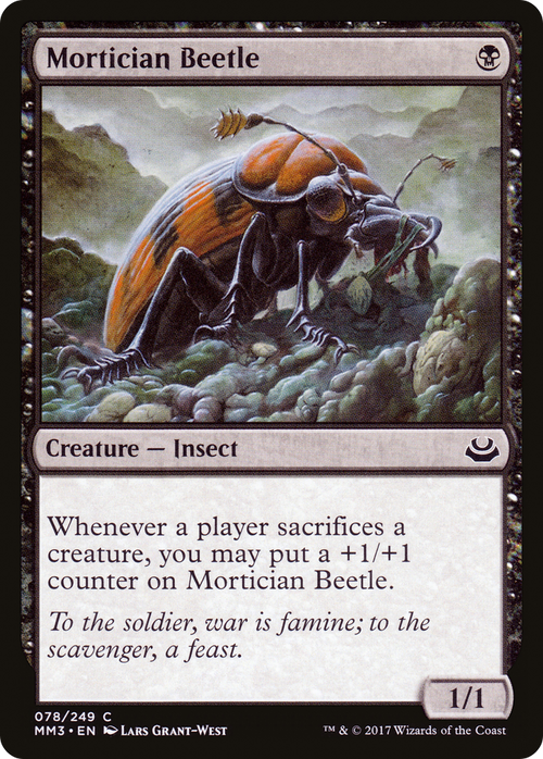 Mortician Beetle (MM3-078) - Modern Masters 2017