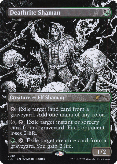 Deathrite Shaman (SLC-2012) - Secret Lair Countdown Kit (Borderless)