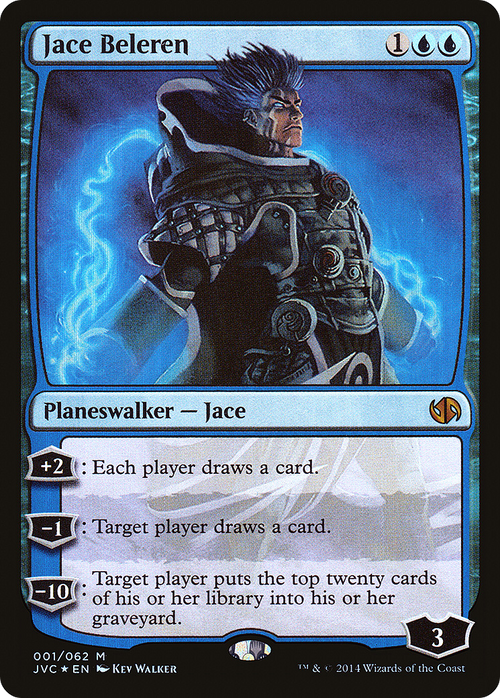 Jace Beleren (DD3-001) - Duel Decks Anthology: Jace vs. Chandra Foil