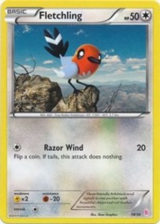 Fletchling (#1)  XY Trainer Kit Sylveon & Noivern - Common