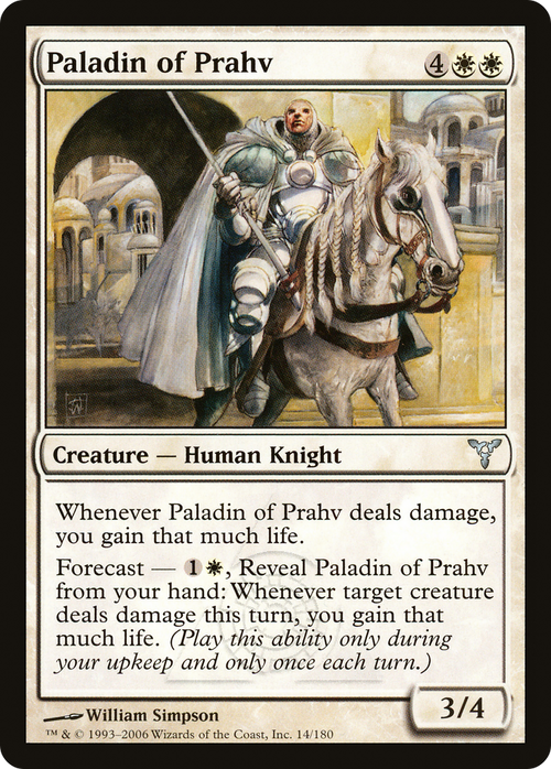 Paladin of Prahv (DIS-014) - Dissension Foil