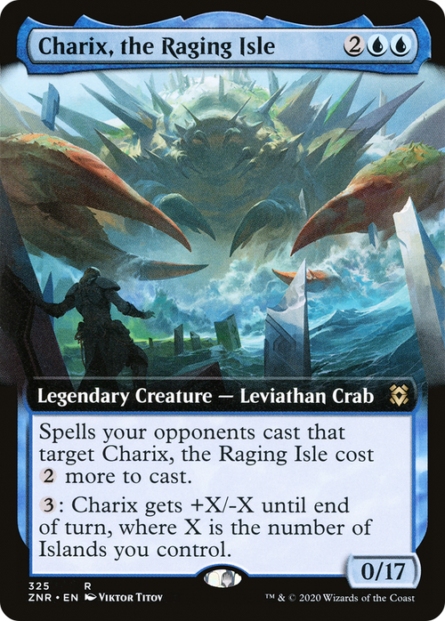 Charix, the Raging Isle (Extended Art) (ZNR-325) - Zendikar Rising: (Extended Art)