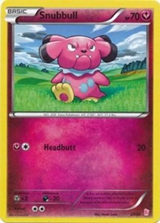 Snubbull (#27)/30  XY Trainer Kit Sylveon & Noivern - Common