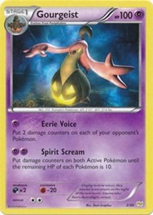 Gourgeist  XY Trainer Kit Sylveon & Noivern - Common