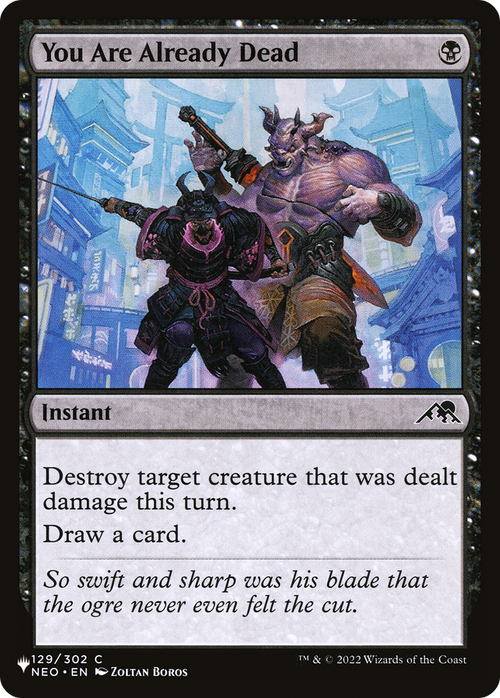 You Are Already Dead (LIST-129/302) - The List