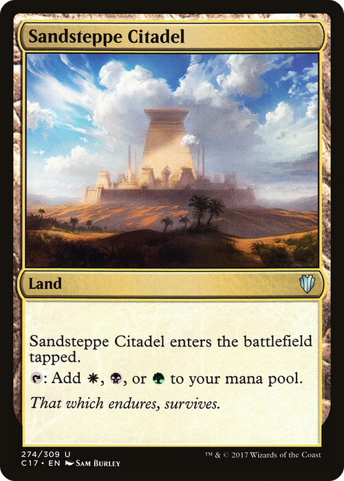 Sandsteppe Citadel (C17-274) - Commander 2017