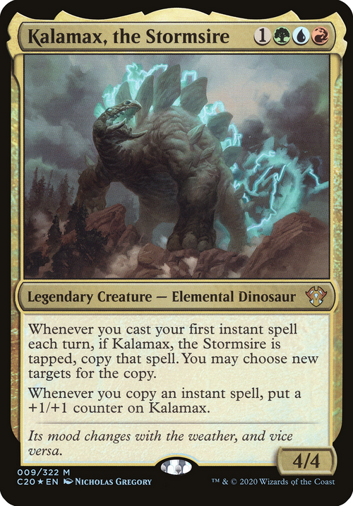 Kalamax, the Stormsire (Commander 2020) (OVER-009) - Commander 2020 Oversized Foil