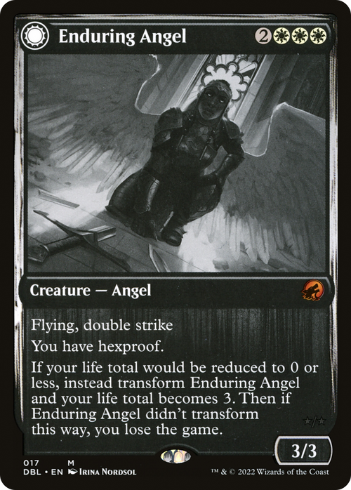 Enduring Angel (DBL-017) - Innistrad: Double Feature: (Double Faced Transform)