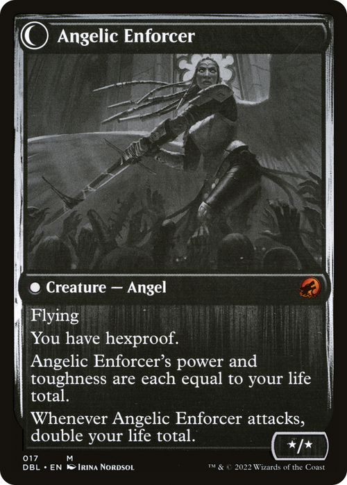 Enduring Angel (DBL-017) - Innistrad: Double Feature: (Double Faced Transform)