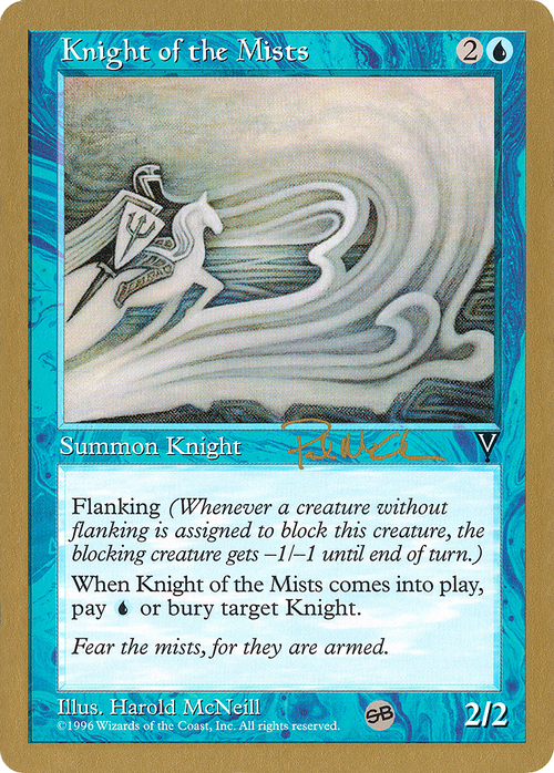 Knight of the Mists - 1997 Paul McCabe (VIS) (SB) (WCD-) - World Championship Decks 1997