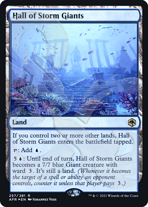 Hall of Storm Giants (AFR&-257A) - Adventures in the Forgotten Realms Promos Foil