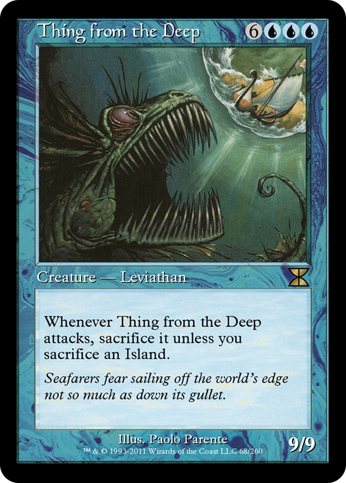 Thing from the Deep (ME4-068) - Masters Edition IV Foil