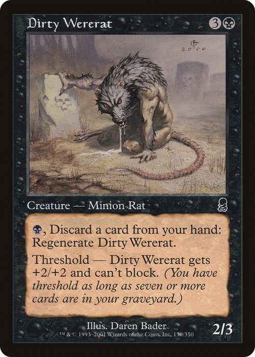 Dirty Wererat (ODY-130) - Odyssey Foil