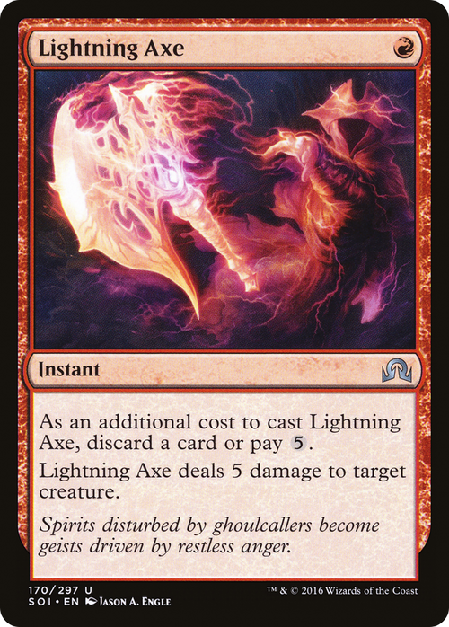 Lightning Axe (SOI-170) - Shadows over Innistrad Foil