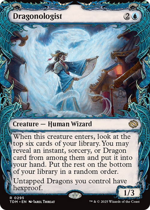 Dragonologist (Showcase) (TDM-295) - Tarkir: Dragonstorm: (Showcase) Foil