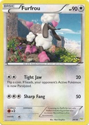 Furfrou (#20 - Noivern)  XY Trainer Kit Sylveon & Noivern - Common