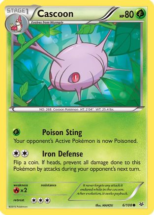 Cascoon 006  XY  Roaring Skies - Common