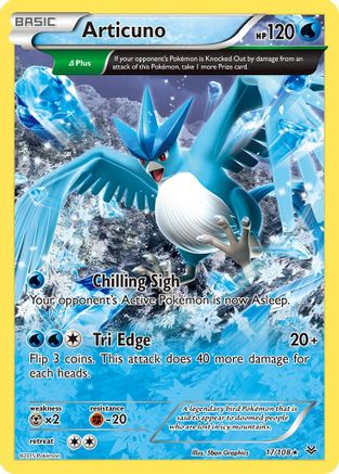 Articuno (17 Delta) (17 Delta) 017  XY  Roaring Skies - Rare