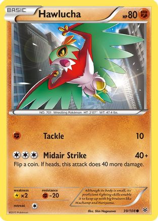 Hawlucha 039  XY  Roaring Skies - Common