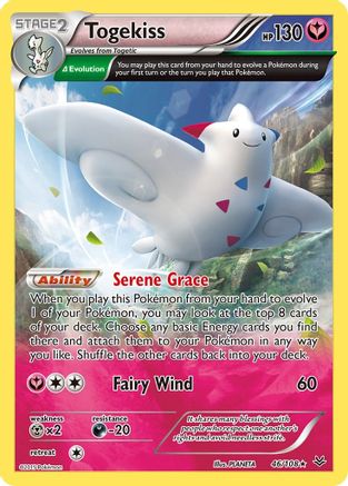 Togekiss (46 Delta) (46 Delta) 046/108  - Holofoil XY  Roaring Skies - Holo Rare